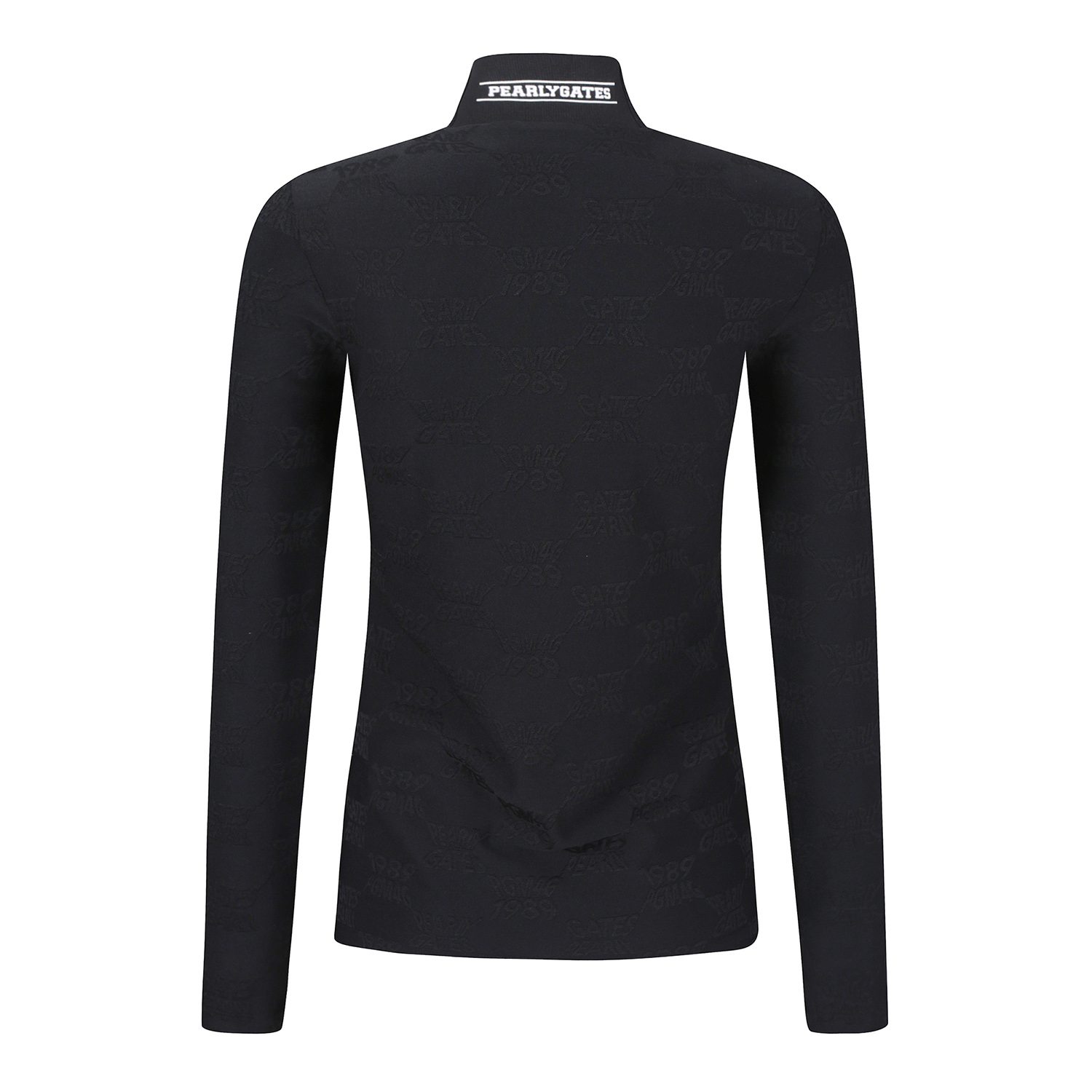 新品 パーリーゲイツ 長袖モックネック 袖ロゴ ブラック Lサイズ（5） 楽天市場】【NEW】PEARLY GATES パーリーゲイツ快適！コットンベア天竺
