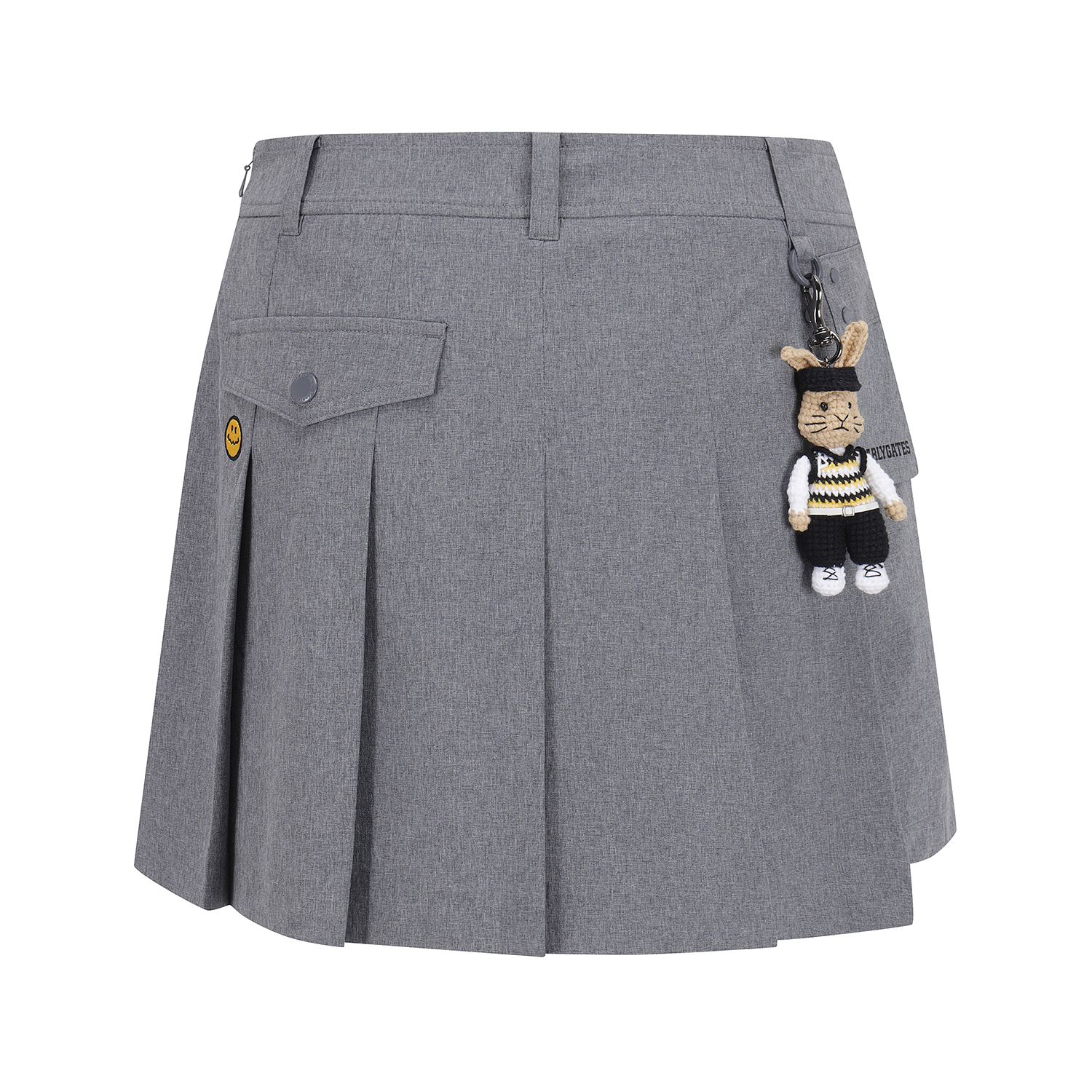 Paris Gates] レディースプリーツレイヤードキュロットスカート&バニー